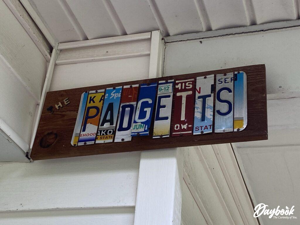 name on a license plate