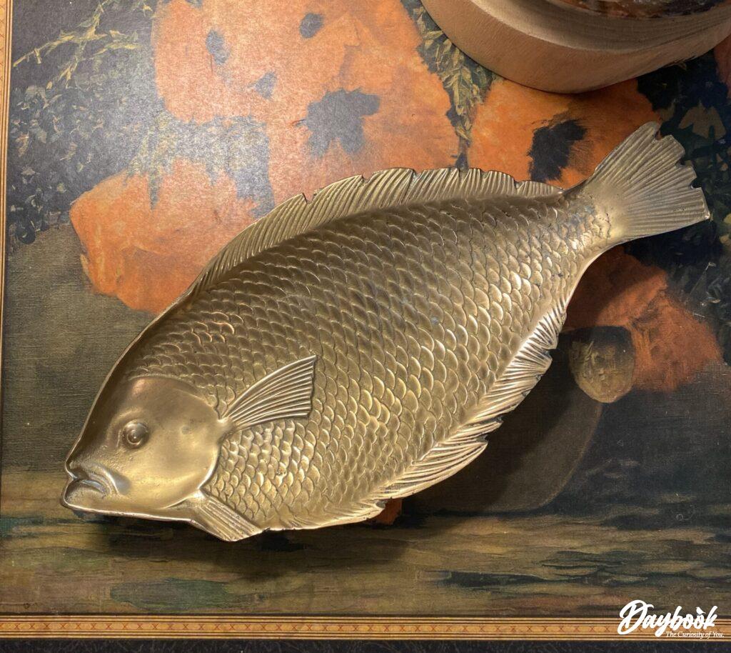 brass fish tray