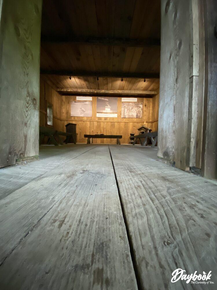 doorway of Foxfire Chapel doors
