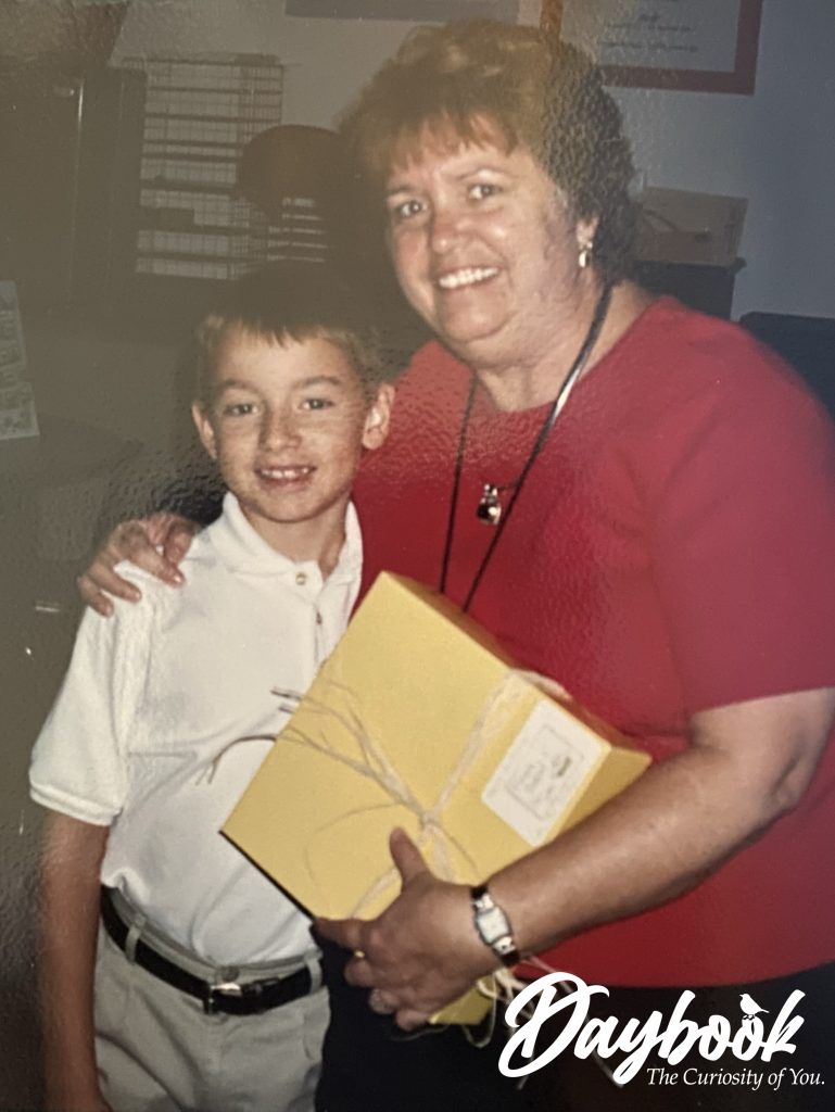 Mrs. Goodman and Solomon in 2nd Grade