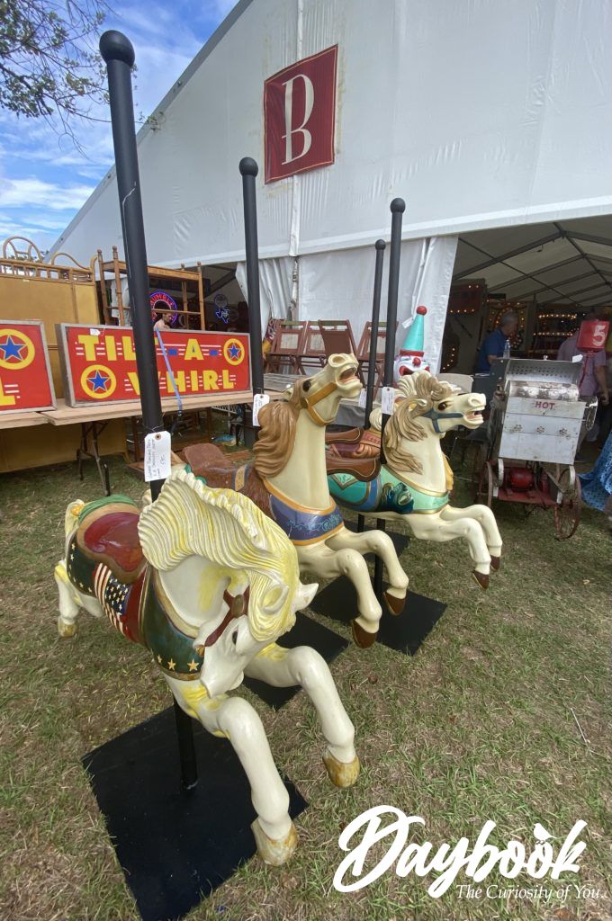 carousel horses in Round Top TX