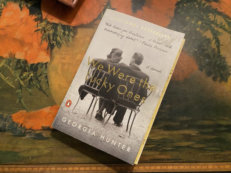 The front cover of the novel We Were The Lucky Ones